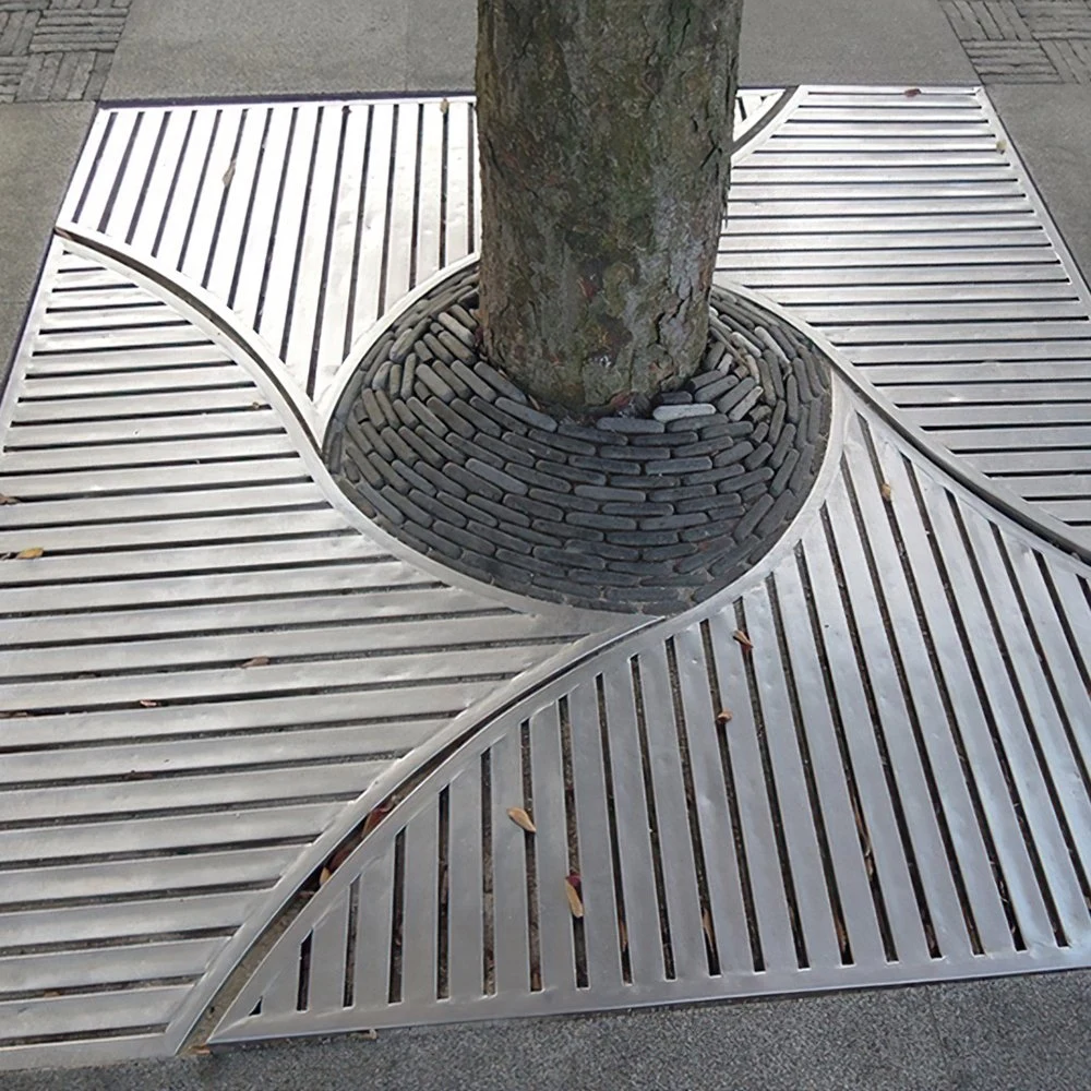 Custom Stainless Steel Tree Guard Metal Tree Grate