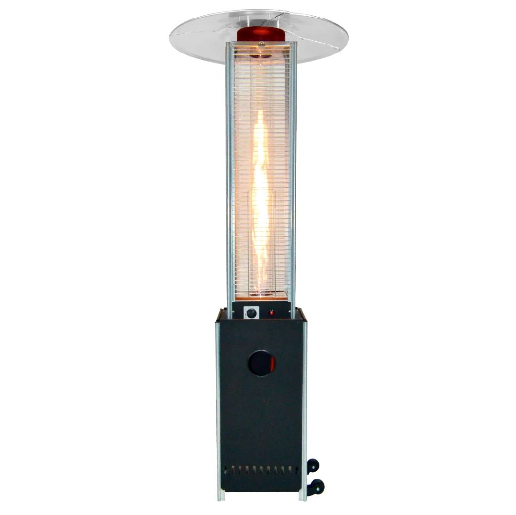 Outdoor Gas Patio Heater Glass Tube Flame Heater